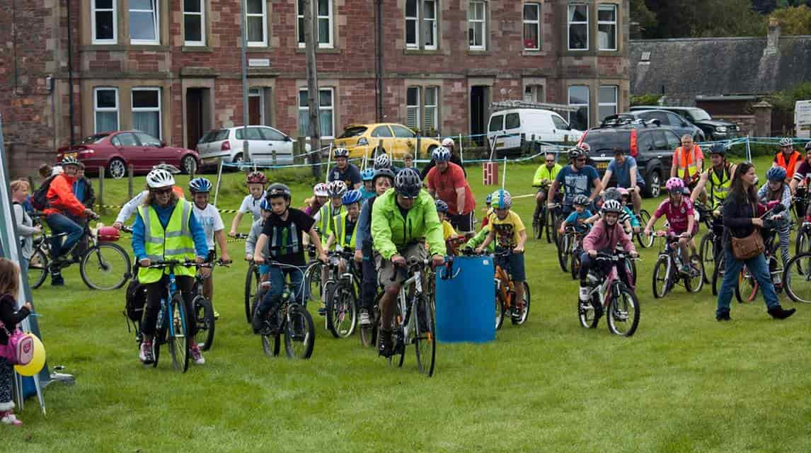 Cycling around Earlston